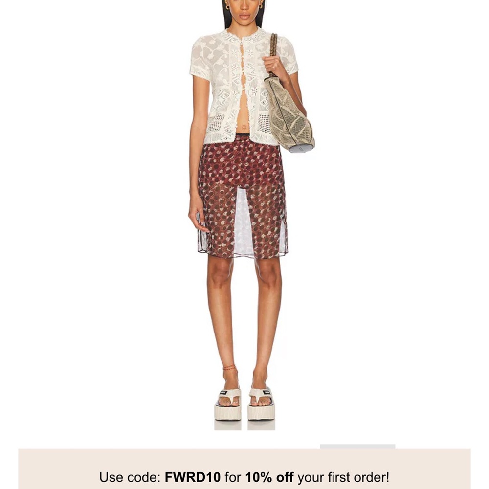 Sierres Ashinas skirt new with tags cost $325 plus tax and posh markup